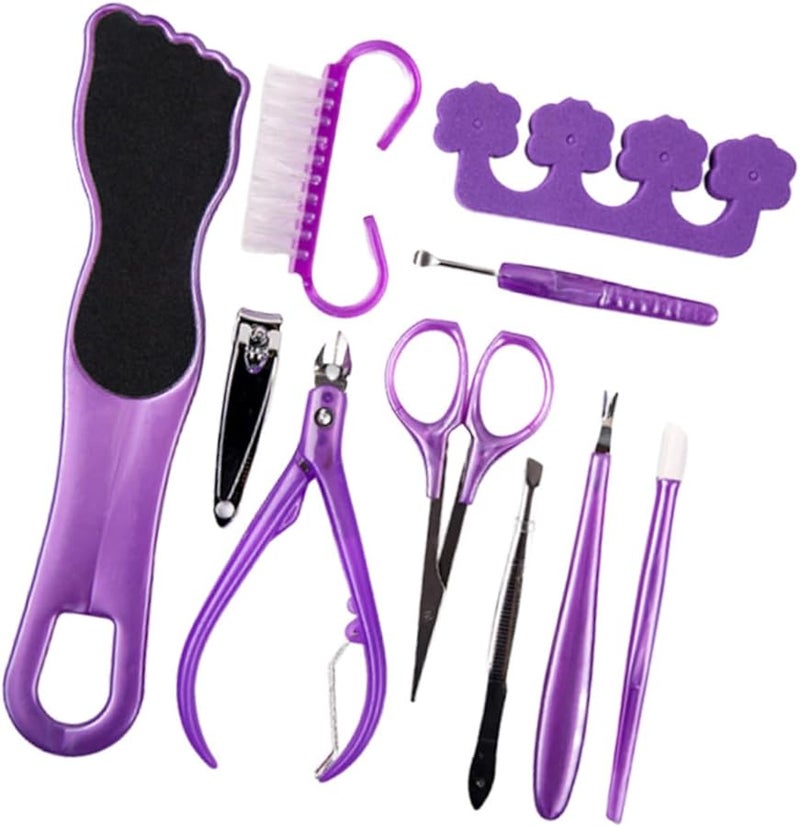 Multifunctional Pedicure Set Exfoliator Dead Skin Remover Tool For Foot Care Durable Material Random Color - Image 1